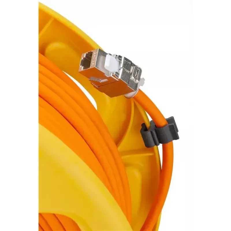 Tinklo kabelis Goobay Portable RJ45 50m Cat7a Oranžinis