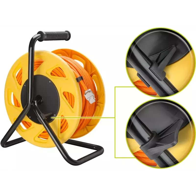 Tinklo kabelis Goobay Portable RJ45 50m Cat7a Oranžinis