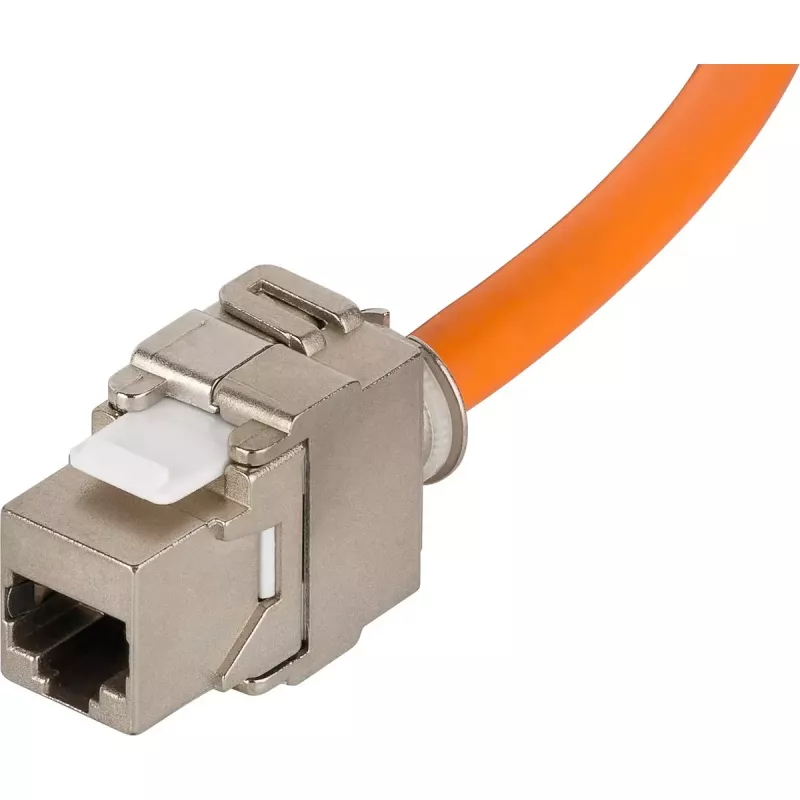 Tinklo kabelis Goobay Portable RJ45 50m Cat7a Oranžinis