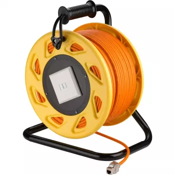 Tinklo kabelis Goobay Portable RJ45 50m Cat7a Oranžinis