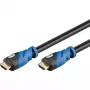 Goobay HDMI kabelis 3 m, A tipo kištukas – A tipo kištukas, 18 Gbit/s, juodas/mėlynas