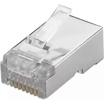 RJ45 kištukas Goobay 93829 sidabrinis, 10 vnt.