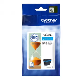Brother LC3235XLC rašalo kasetė 1 vnt. Originali didelės talpos (XL) žydra