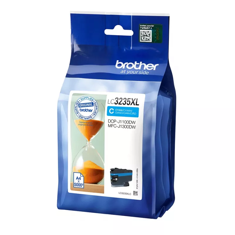 Brother LC3235XLC rašalo kasetė 1 vnt. Originali didelės talpos (XL) žydra