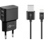 Įkroviklio rinkinys Goobay Dual Apple Lightning 44995