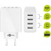 Kroviklis Wentronic 44962 Universal Baltas 4 USB prievadai 5 V