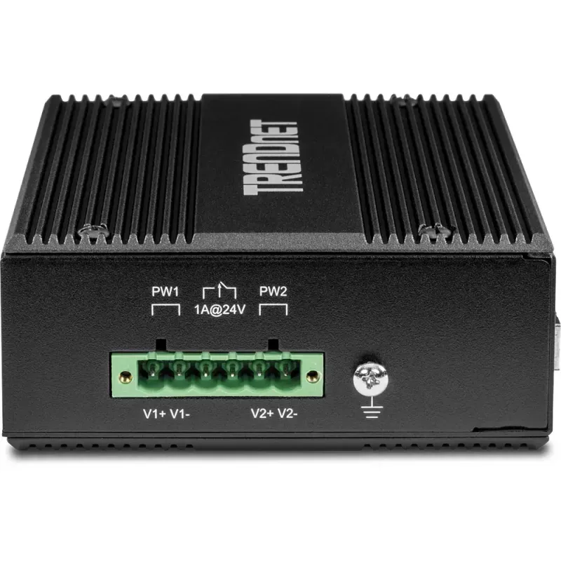 Pramoninis jungiklis Trendnet TI-PG80B – 8x Gigabit PoE+ (200W), DIN bėgelis, IP30