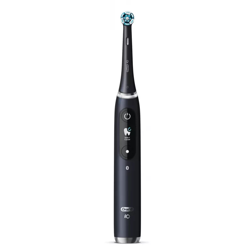 Oral-B iO 303015 elektrinis dantų šepetėlis suaugusiems, sukamoji-osciliuojanti technologija, juodos spalvos