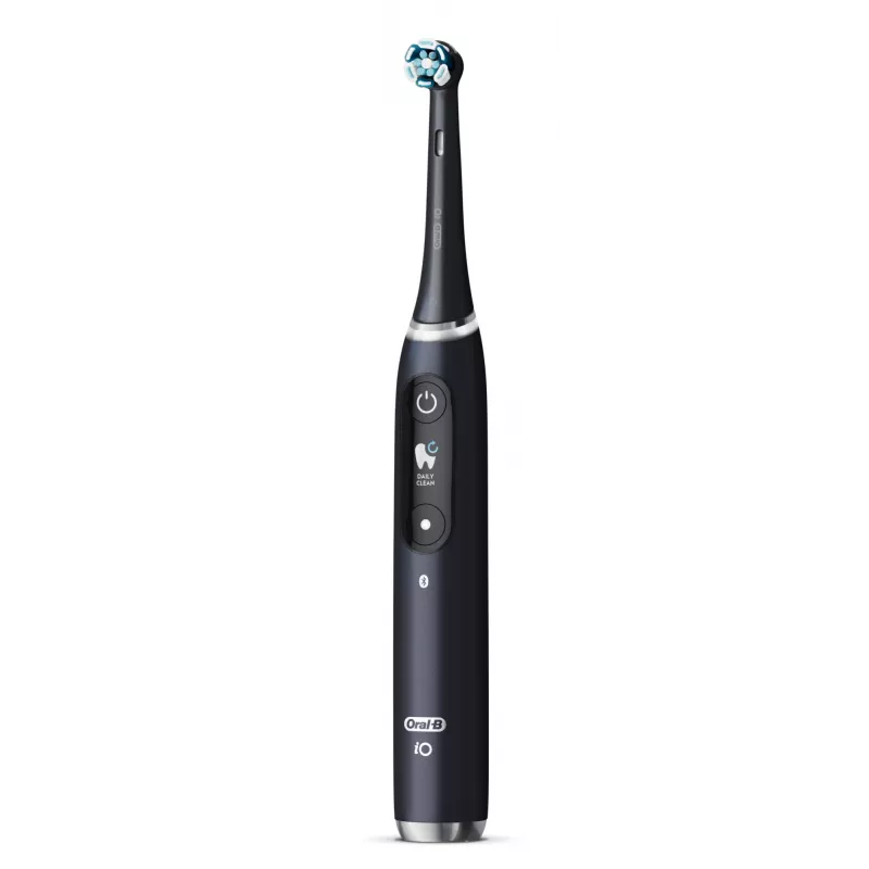 Oral-B iO 303015 elektrinis dantų šepetėlis suaugusiems, sukamoji-osciliuojanti technologija, juodos spalvos
