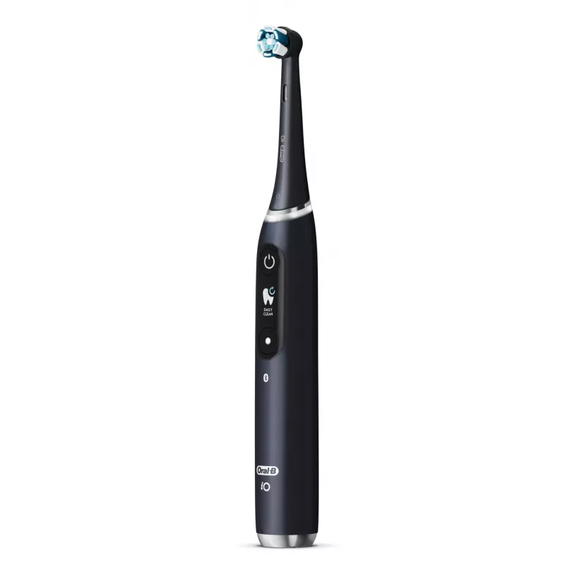 Oral-B iO 303015 elektrinis dantų šepetėlis suaugusiems, sukamoji-osciliuojanti technologija, juodos spalvos