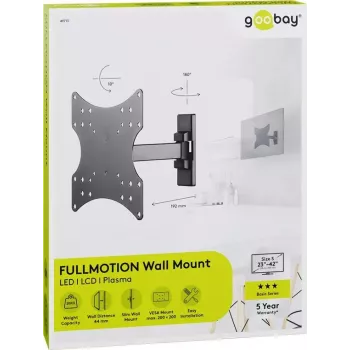 TV laikiklis Goobay 49713 106,7 cm (42 col.) Juodas
