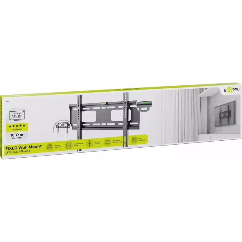 TV laikiklis Goobay 49890 139,7 cm (55 coliai) Juodas