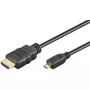 HDMI laidas Goobay High Speed Micro 4K @ 60 Hz 1,5 m