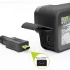 HDMI kabelis Goobay 53786 3 m, HDMI A tipo (standartinis) kištukas → D tipo (mikro) kištukas, juodas