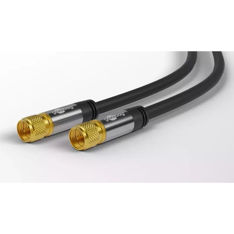 Koaksialinis kabelis Wentronic 70664 2m F juodas