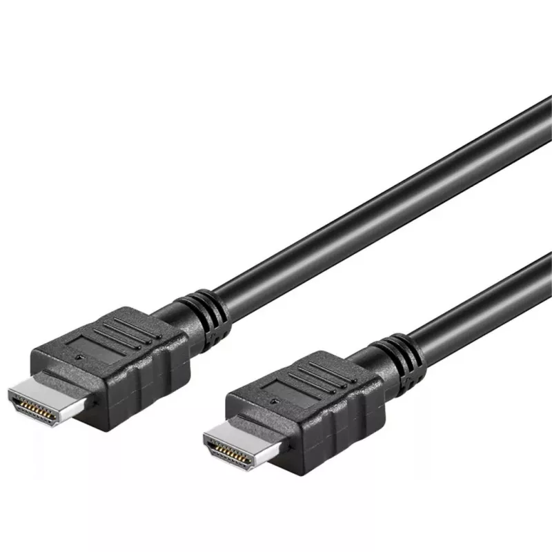 HDMI kabelis Goobay 58443 5 m A tipo 3 x A tipo juodas