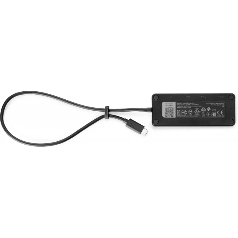HP USB-C kelioninis centras G2, laidinis, USB 3.2 Gen 1 Type-C, juodas