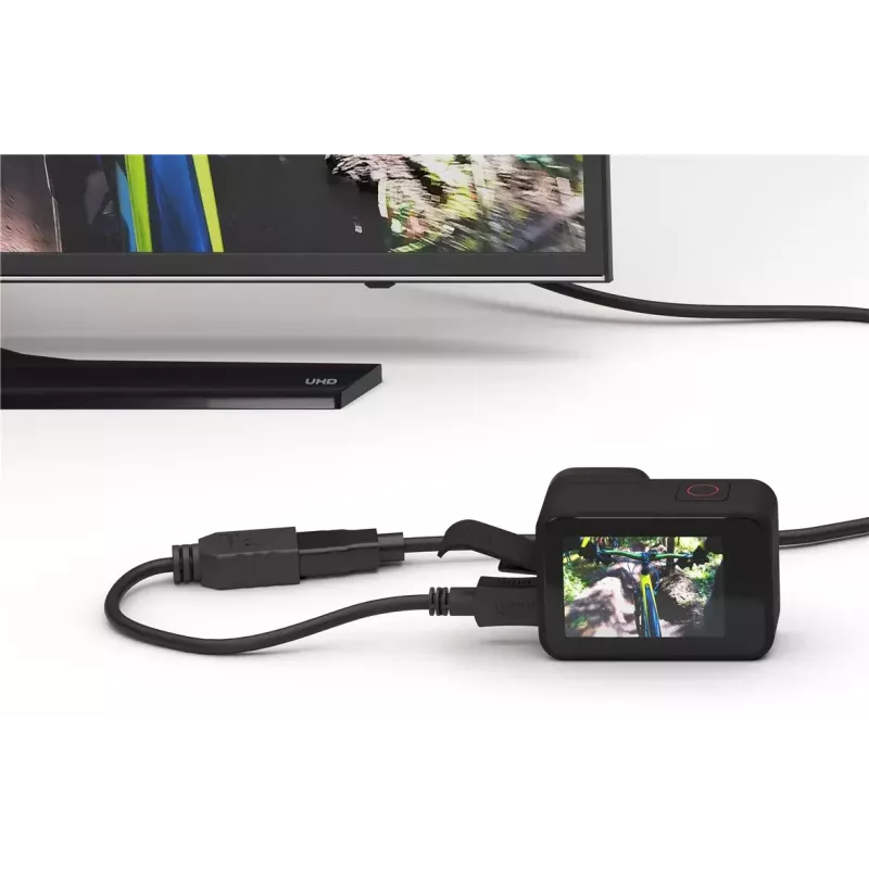 HDMI adapteris Wentronic 58683 0,15 m Type D Micro į Type A standartinis juodas