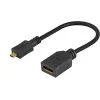 HDMI adapteris Wentronic 58683 0,15 m Type D Micro į Type A standartinis juodas
