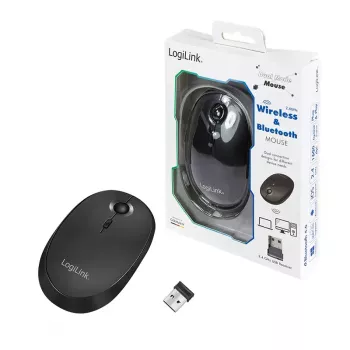 Pelė LogiLink ID0204 RF belaidė + Bluetooth