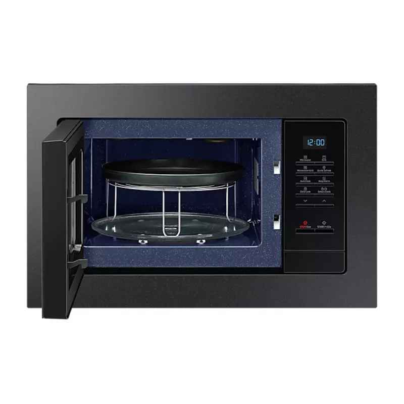 Samsung MQ7000A Juoda Įmontuojama Grilio Mikrobangų Krosnelė 23 L 800 W