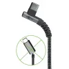 USB kabelis Goobay USB 2.0 2 m USB-C juodai pilkas