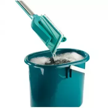 Leifheit 57023 šluotos antgalis Fiber Aluminium Turquoise 270 mm
