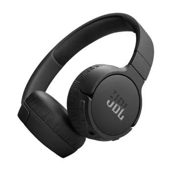 JBL Tune 670 NC ausinės laidinės ir belaidės ant ausų, skambučiams/muzikai, USB Type-C, Bluetooth, juodos