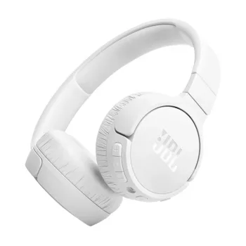 Ausinės JBL Tune 670 NC, laidinės/belaidės, ausinės, skambučiai/muzika, USB Type-C, Bluetooth, baltos