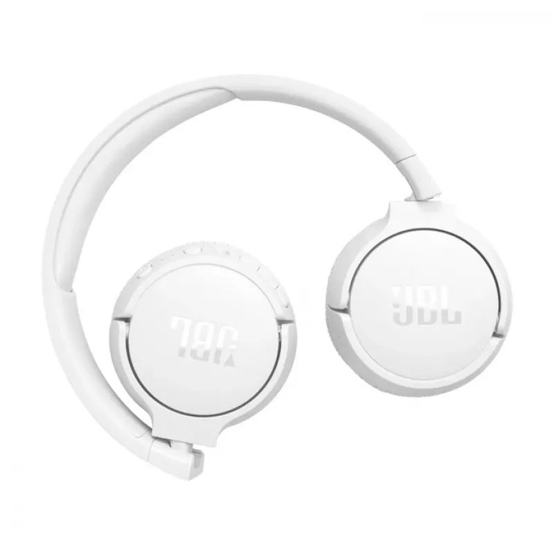 Ausinės JBL Tune 670 NC, laidinės/belaidės, ausinės, skambučiai/muzika, USB Type-C, Bluetooth, baltos