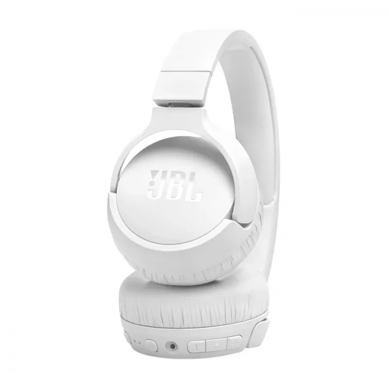 Ausinės JBL Tune 670 NC, laidinės/belaidės, ausinės, skambučiai/muzika, USB Type-C, Bluetooth, baltos