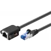 Tinklo kabelis Goobay 65641 RJ-45 Cat6a 0,5 m Juodas