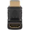 Goobay HDMI vaizdo kabelio adapteris 65744 juodas, moteriška jungtis, aukšta kokybė