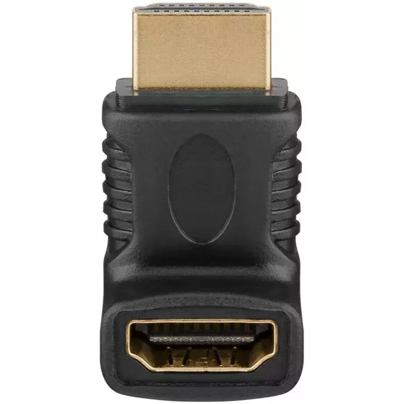 Goobay HDMI vaizdo kabelio adapteris 65744 juodas, moteriška jungtis, aukšta kokybė