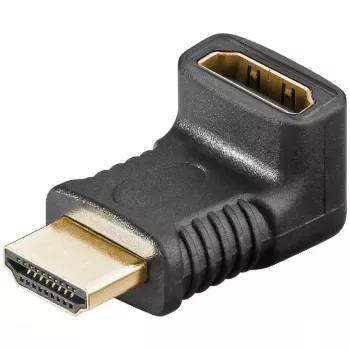 Goobay HDMI vaizdo kabelio adapteris 65744 juodas, moteriška jungtis, aukšta kokybė