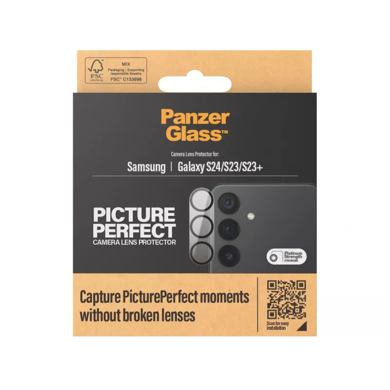 PanzerGlass PicturePerfect objektyvo apsauga Samsung Galaxy S24 / S23 / S23 Plus