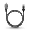Goobay Gender Changer USB-C į RJ-45 10 m juoda sidabrinė