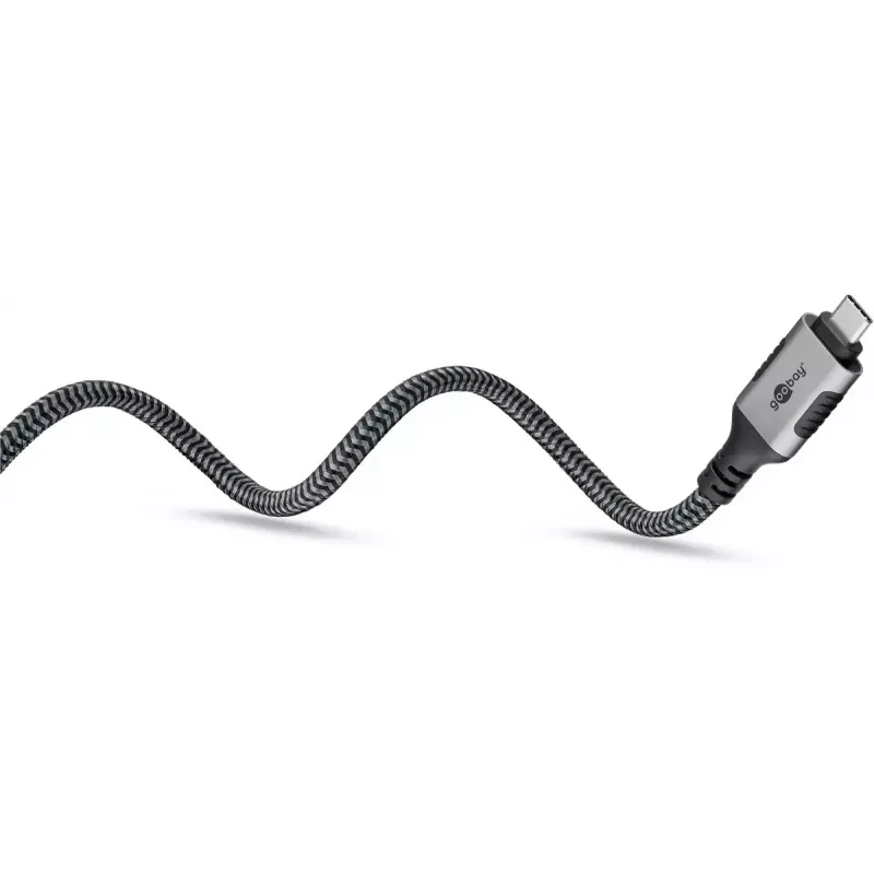 Goobay Gender Changer USB-C į RJ-45 10 m juoda sidabrinė