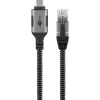Goobay Gender Changer USB-C į RJ-45 10 m juoda sidabrinė