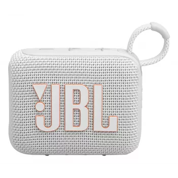 Nešiojamas belaidis garsiakalbis JBL Go 4, monofoninis, baltas, 4,2 W