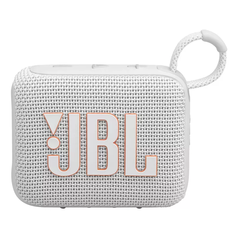 Nešiojamas belaidis garsiakalbis JBL Go 4, monofoninis, baltas, 4,2 W