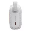 Nešiojamas belaidis garsiakalbis JBL Go 4, monofoninis, baltas, 4,2 W