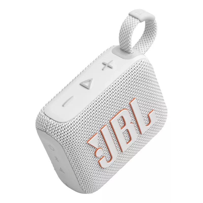 Nešiojamas belaidis garsiakalbis JBL Go 4, monofoninis, baltas, 4,2 W