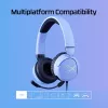 HyperX Cloud Mini – žaidimų ausinės (levandų spalva)