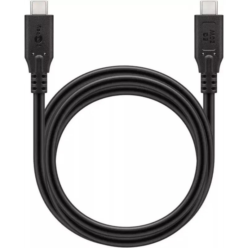 USB laidas Goobay 74698 USB 3.2 Gen 1 0,5 m USB C juodas