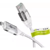 Goobay 74390 Laidinio tinklo adapteris USB 3.1 Type A – RJ45, 7,5 m, baltas