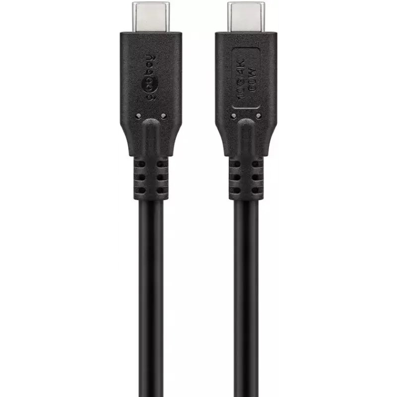 USB laidas Goobay 74204 USB 3.2 Gen 1 0,5 m USB-C juodas