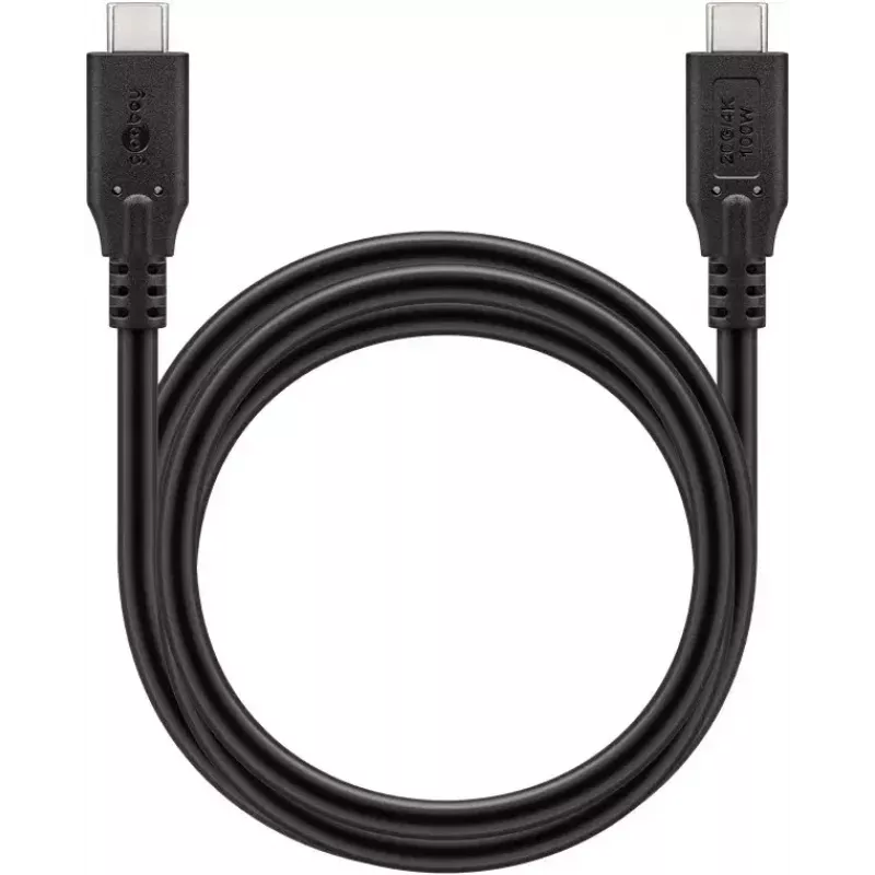 USB kabelis Goobay 74196 USB4 Gen 2x2 1,5 m USB-C juodas