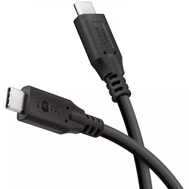 USB kabelis Goobay 74196 USB4 Gen 2x2 1,5 m USB-C juodas