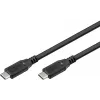 USB laidas Goobay 74184 USB4 Gen 2x2 1,5 m USB-C juodas